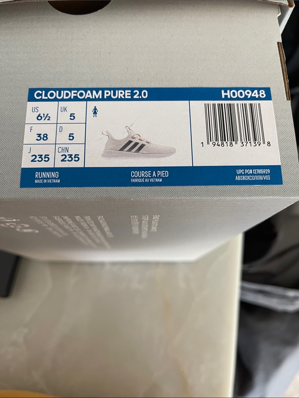 adidas cloud foam pure 2.0